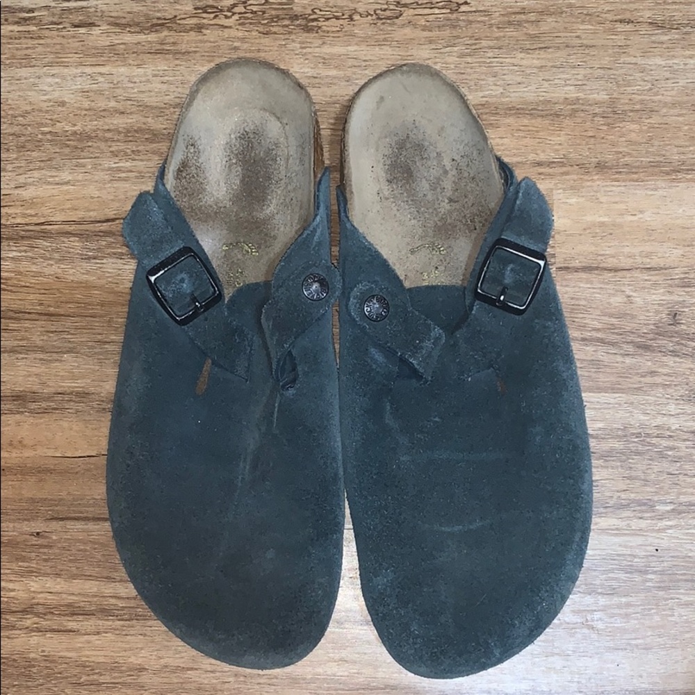 Men’s Birkenstock Blue Suede Size 43